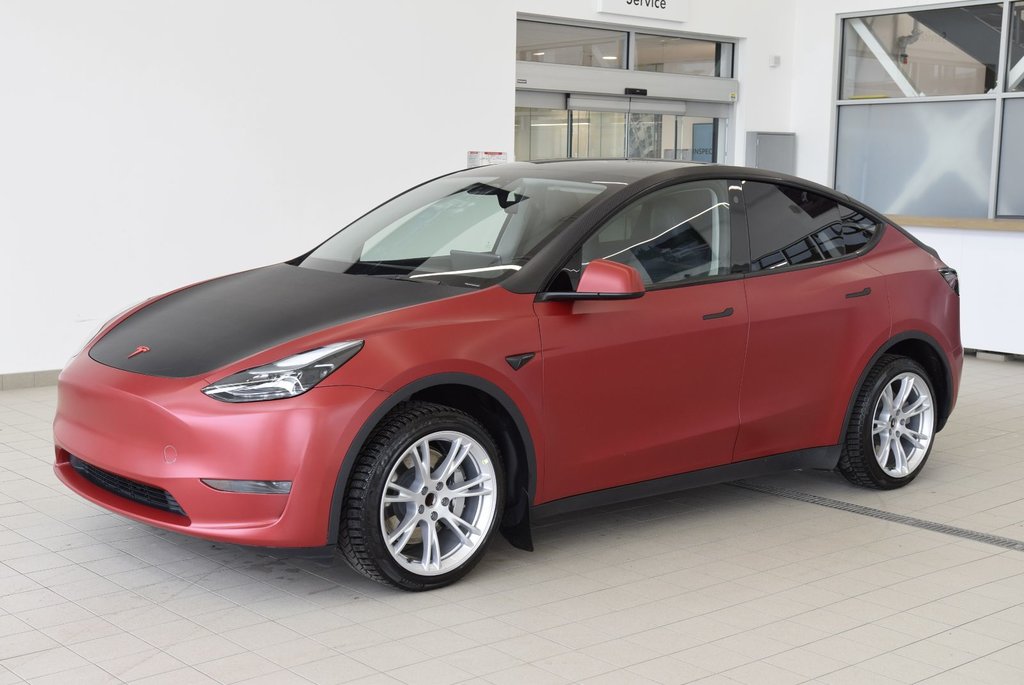2023 Tesla Model Y SR+WRAP COMPLET+CUIR+TOIT in Laval, Quebec - 10 - w1024h768px
