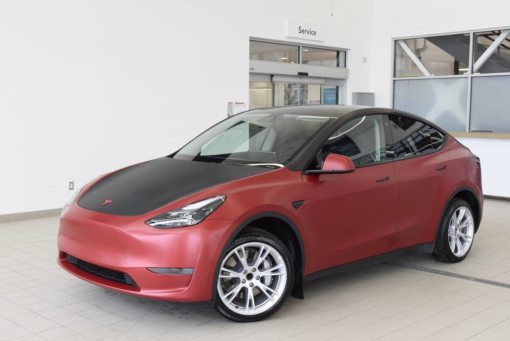 2023 Tesla Model Y SR+WRAP COMPLET+CUIR+TOIT in Laval, Quebec - 7 - w1024h768px