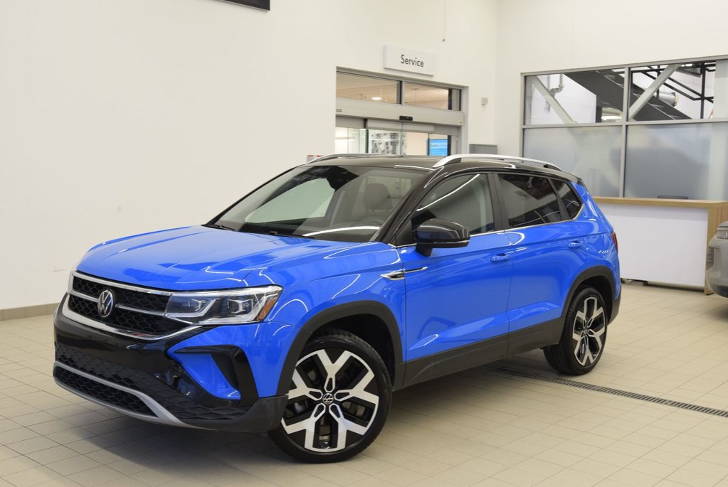 Volkswagen Taos HIGHLINE+19 POUCES+TOIT NOIR 2023 à Laval, Québec - 1 - w1024h768px