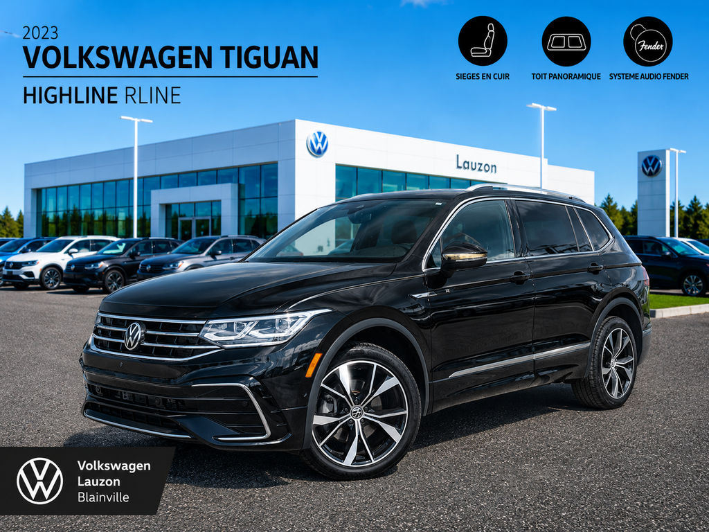 Volkswagen Tiguan HIGHLINE+R LINE+CUIR+TOIT+ 2023 à Laval, Québec - 1 - w1024h768px
