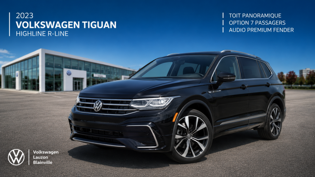 Volkswagen Tiguan HIGHLINE+R LINE+7 PASSAGERS 2023 à Laval, Québec - 1 - w1024h768px