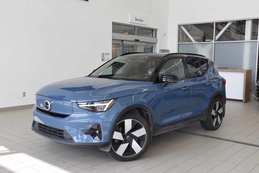 2024 Volvo XC40 Recharge Pure Electric ULTIMATE+CUIR+TOIT+AWD+ in Laval, Quebec - 1 - w1024h768px