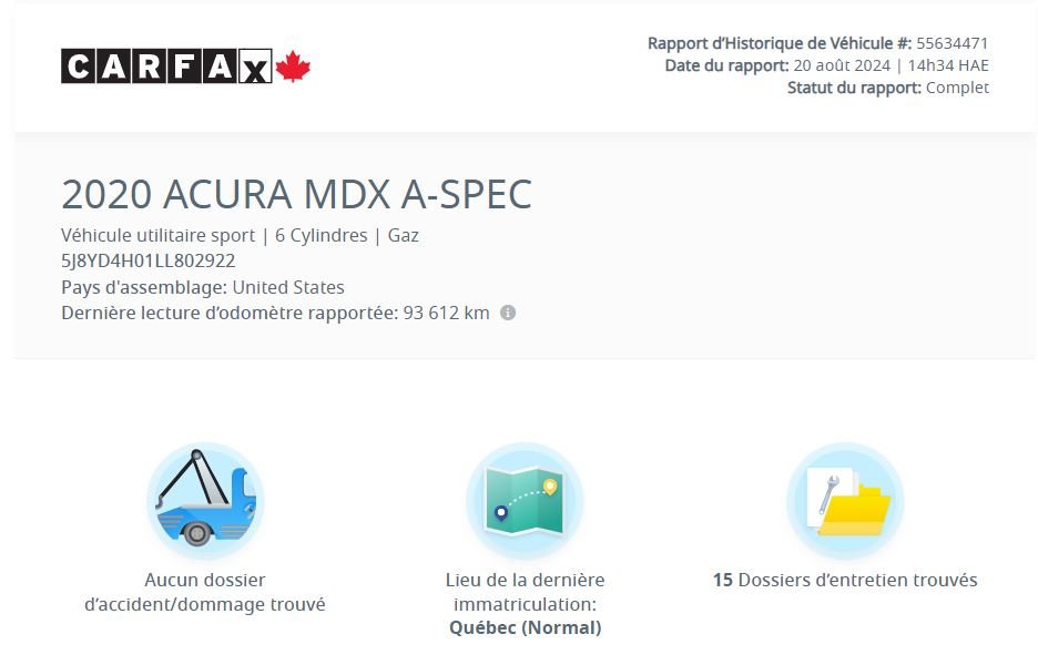 MDX A-Spec SH-AWD | TOIT | CUIR+SUEDE | NAV | CARPLAY 2020 à Laval, Québec - 2 - w1024h768px