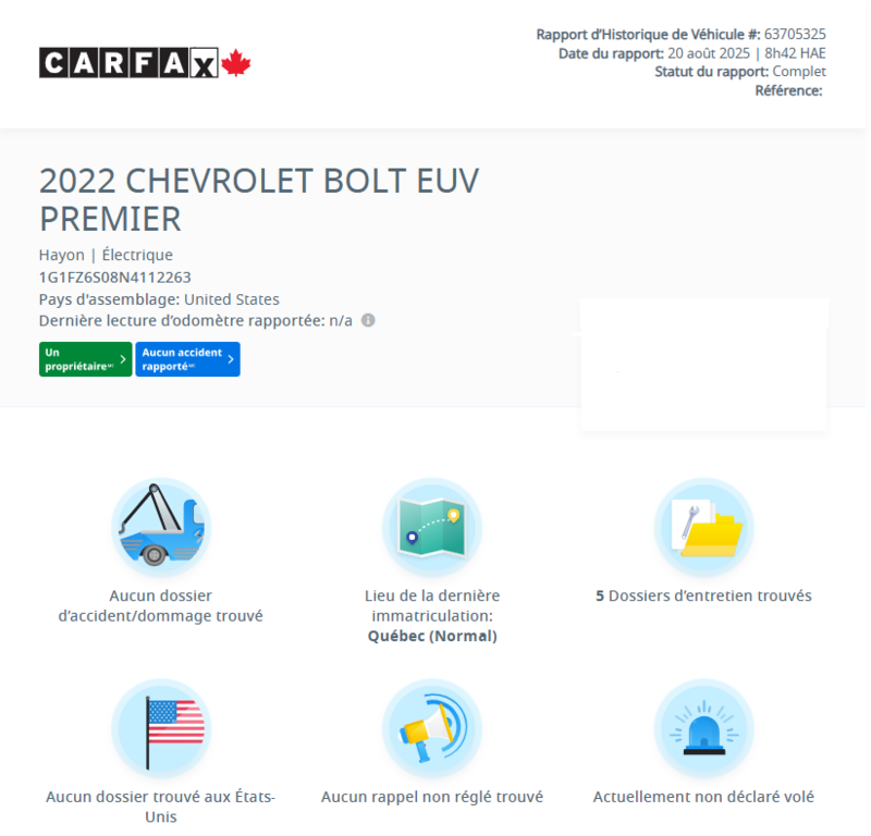 Chevrolet BOLT EUV Premier TOIT | DEMARREUR | CARPLAY | CAMÉRA | +++ 2022 à Laval, Québec - 2 - w1024h768px