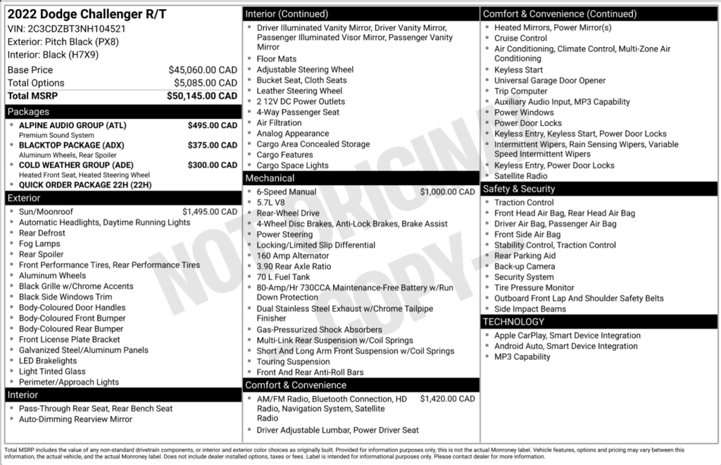 Dodge Challenger R/T BLACKTOP | TOIT | AUDIO ALPINE | NAV  | BAS KM 2022 à Laval, Québec - 4 - w1024h768px