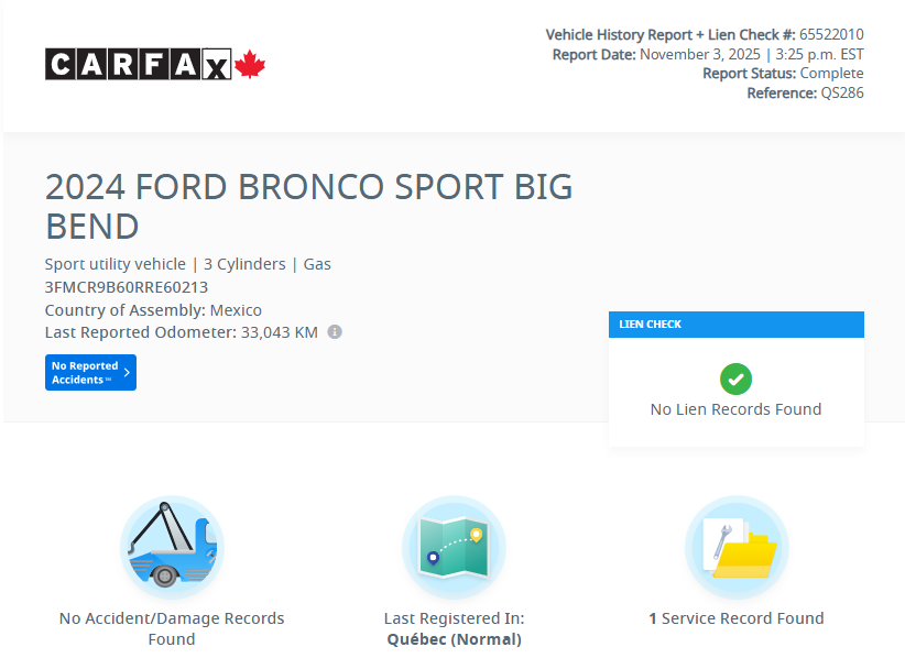 Ford Bronco Sport Big Bend | CAM | CARPLAY | BLUETOOTH | +++ 2024 à Laval, Québec - 2 - w1024h768px