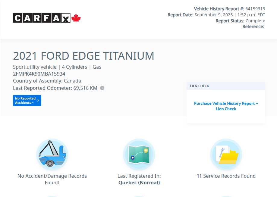 2021 Ford Edge Titanium | TOIT PANO | NAV | DÉMARREUR | +++ in Laval, Quebec - 3 - w1024h768px