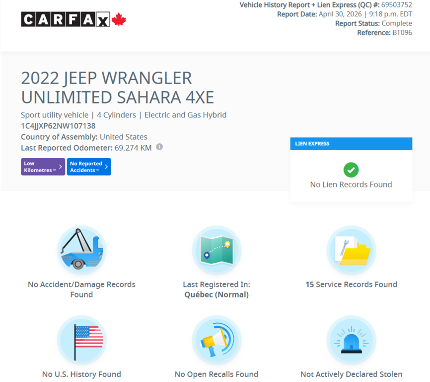 2022 Jeep Wrangler 4xe Unlimited Sahara 4XE TOIT ÉLECTRIQUE SKY ONE-TOUCH in Laval, Quebec - 3 - w1024h768px