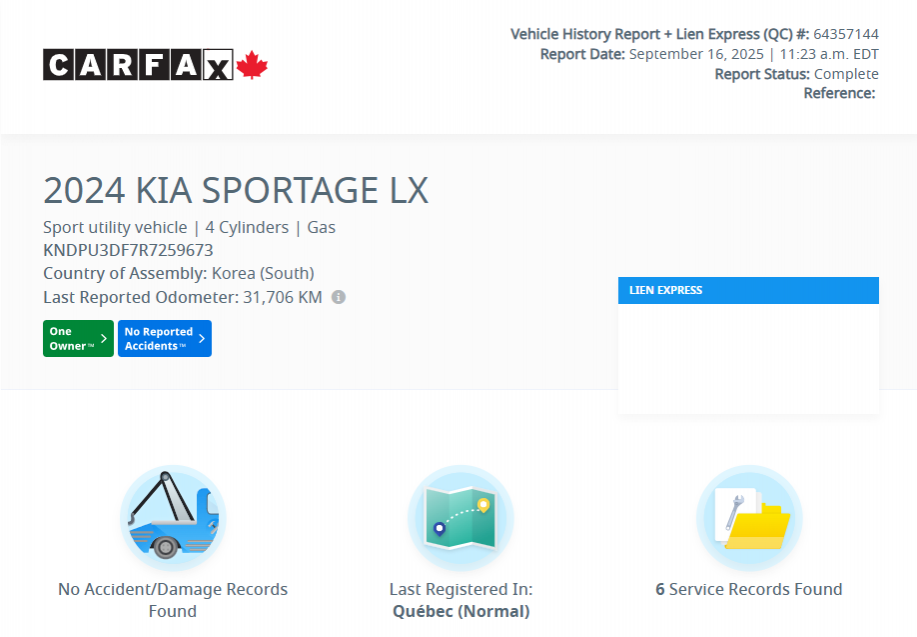 Kia Sportage LX | 8 PNEUS | CAMÉRA | BLUETOOTH | CARPLAY | +++ 2024 à Laval, Québec - 2 - w1024h768px
