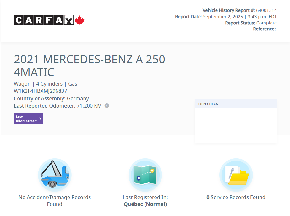 Mercedes-Benz A-Class A 250 4MATIC | CARPLAY | CAMÉRA | CUIR | NAV +++ 2021 à Laval, Québec - 3 - w1024h768px