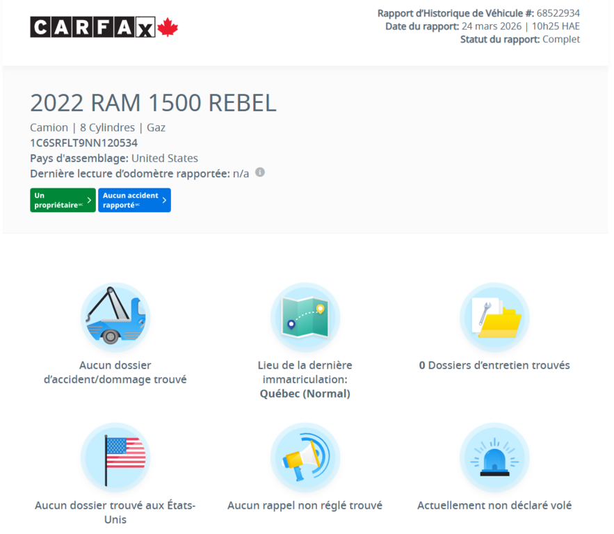 Ram 1500 Rebel TOIT PANO | ALPINE | NAV | CARPLAY | CAM +++ 2022 à Laval, Québec - 3 - w1024h768px