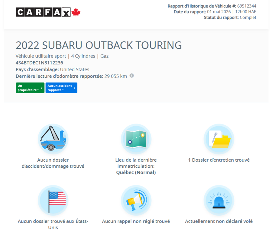 2022 Subaru Outback Touring AWD | TOIT | CAMÉRA | BLUETOOTH +++ in Laval, Quebec - 3 - w1024h768px