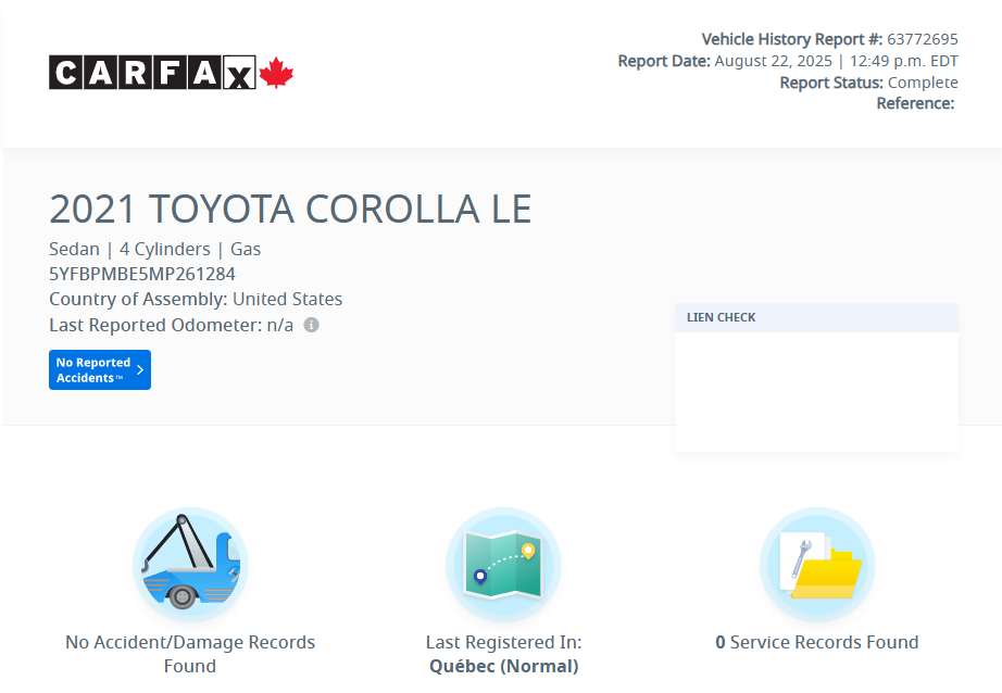 2021 Toyota Corolla LE | CAMÉRA | BLUETOOTH | CARPLAY | +++ in Laval, Quebec - 3 - w1024h768px