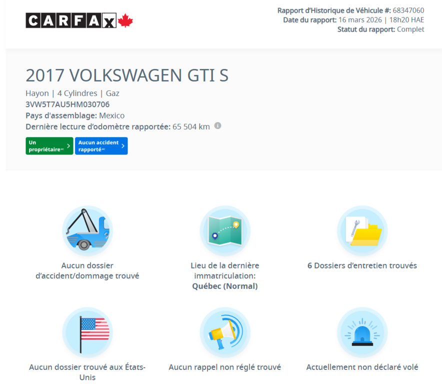 Volkswagen Golf GTI Autobahn MANUELLE | CUIR | TOIT | CARPLAY | BAS KM 2017 à Laval, Québec - 2 - w1024h768px