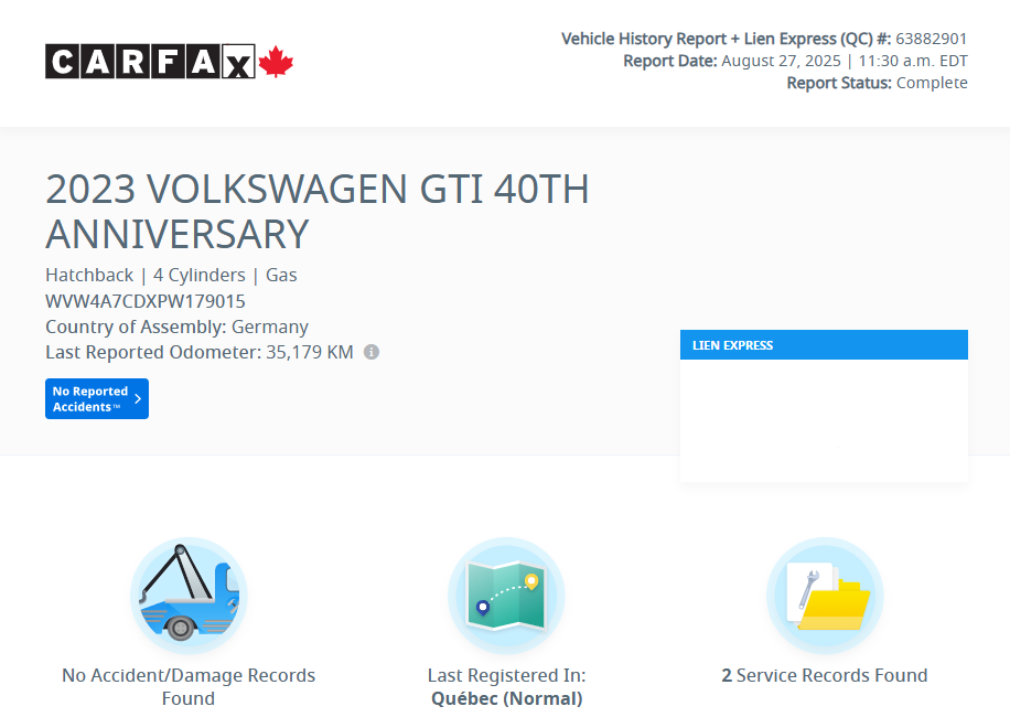 2023 Volkswagen Golf GTI 40th Anniversary DSG | 241HP | CARPLAY | +++ in Laval, Quebec - 2 - w1024h768px