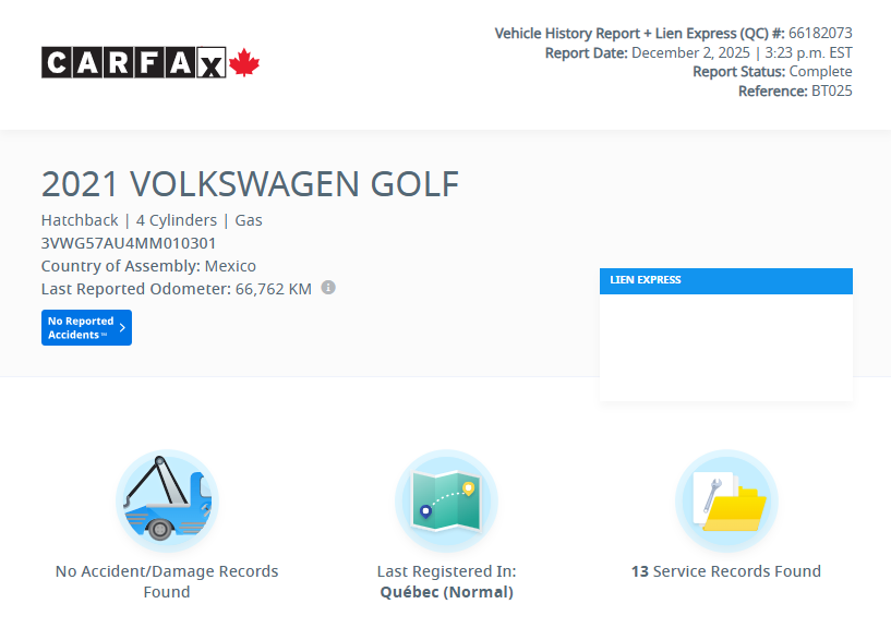 Volkswagen Golf Comfortline | CARPLAY | CAMÉRA | BLUETOOTH | +++ 2021 à Laval, Québec - 2 - w1024h768px