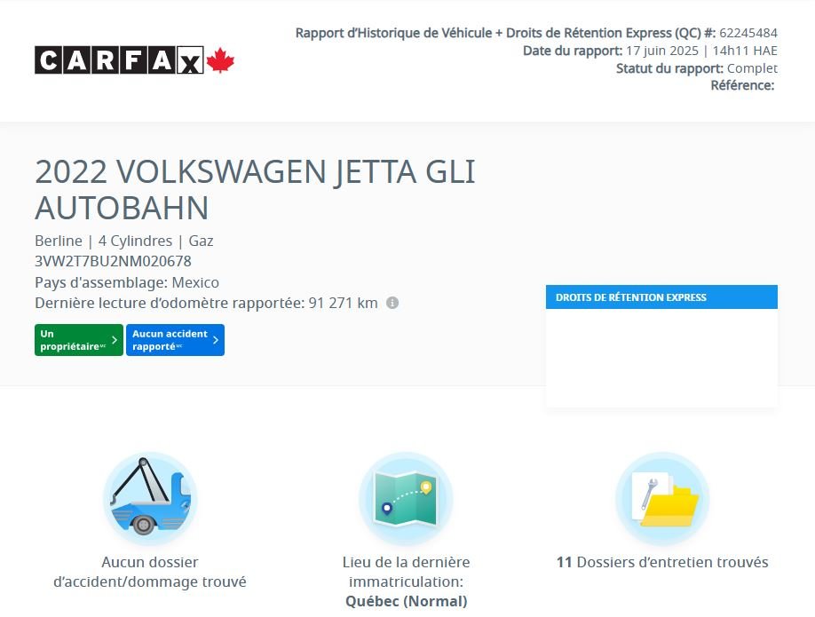 Volkswagen Jetta GLI DSG | TOIT | CUIR | NAV | CARPLAY | DÉMARREUR | ++ 2022 à Laval, Québec - 2 - w1024h768px
