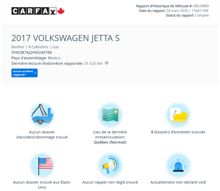 Volkswagen Jetta Trendline+ CAMÉRA | BLUETOOTH | SIÈGES CHAUFFANTS 2017 à Laval, Québec - 2 - w1024h768px