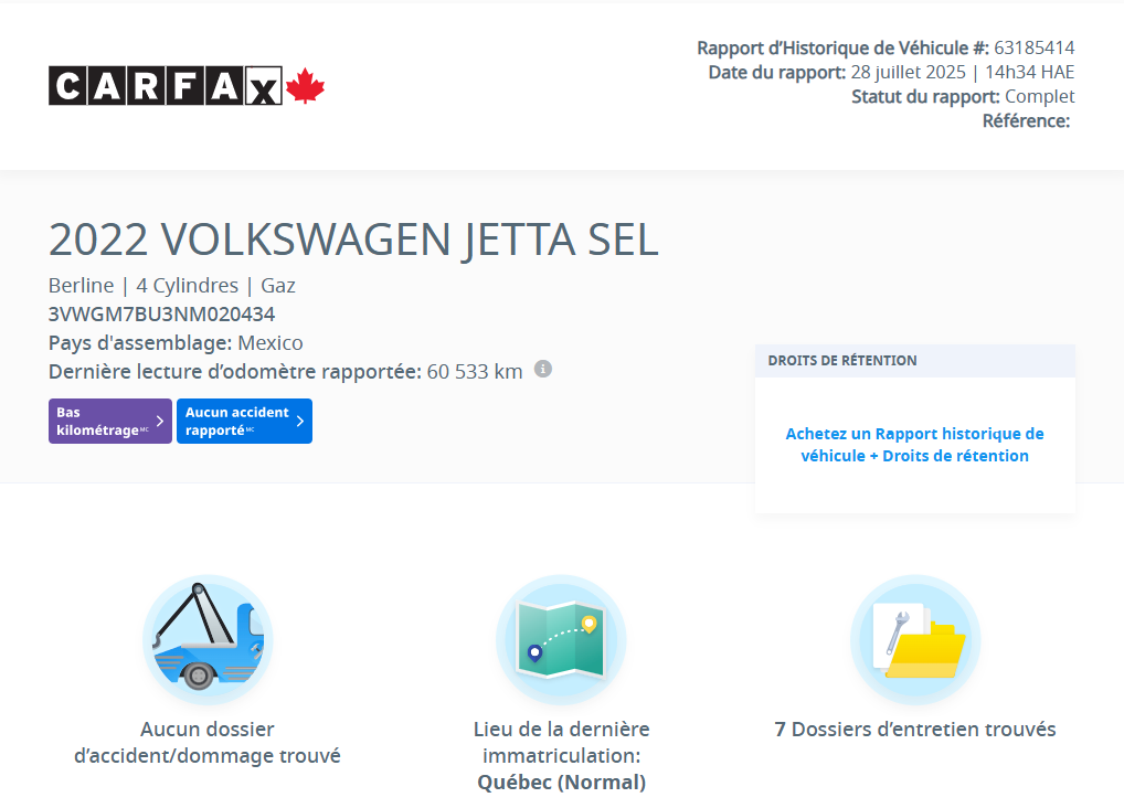 Volkswagen Jetta Highline TOIT | CUIR | CAMÉRA | CARPLAY | BAS KM!! 2022 à Laval, Québec - 2 - w1024h768px