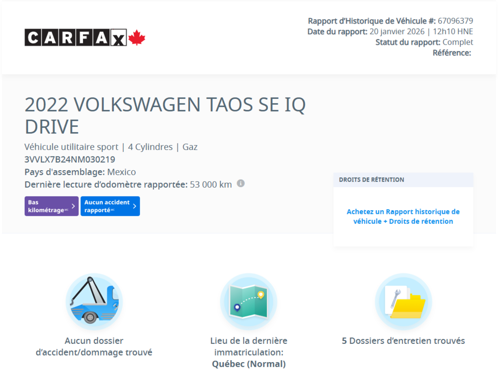 2022 Volkswagen Taos Comfortline 4MOTION | PANO | CARPLAY | BAS KM!! in Laval, Quebec - 2 - w1024h768px