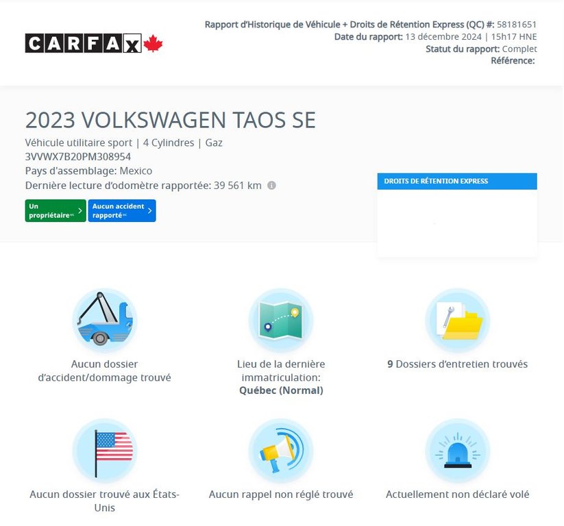 Volkswagen Taos Comfortline 4MOTION | CARPLAY | CAMÉRA | +++ 2023 à Laval, Québec - 2 - w1024h768px