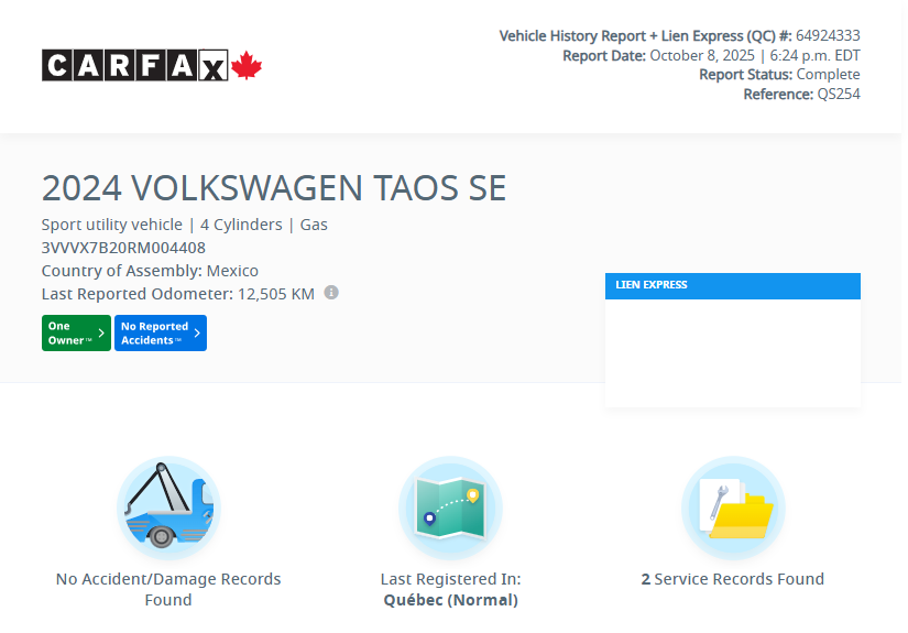 2024 Volkswagen Taos Comfortline | 4 MOTION | TOIT PANO | CAMÉRA I +++ in Laval, Quebec - 2 - w1024h768px