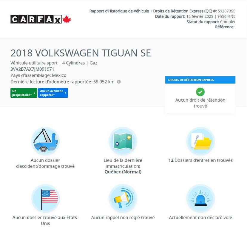 2018 Volkswagen Tiguan Comfortline TOIT PANO | CUIR | NAV | DÉMARREUR in Laval, Quebec - 2 - w1024h768px