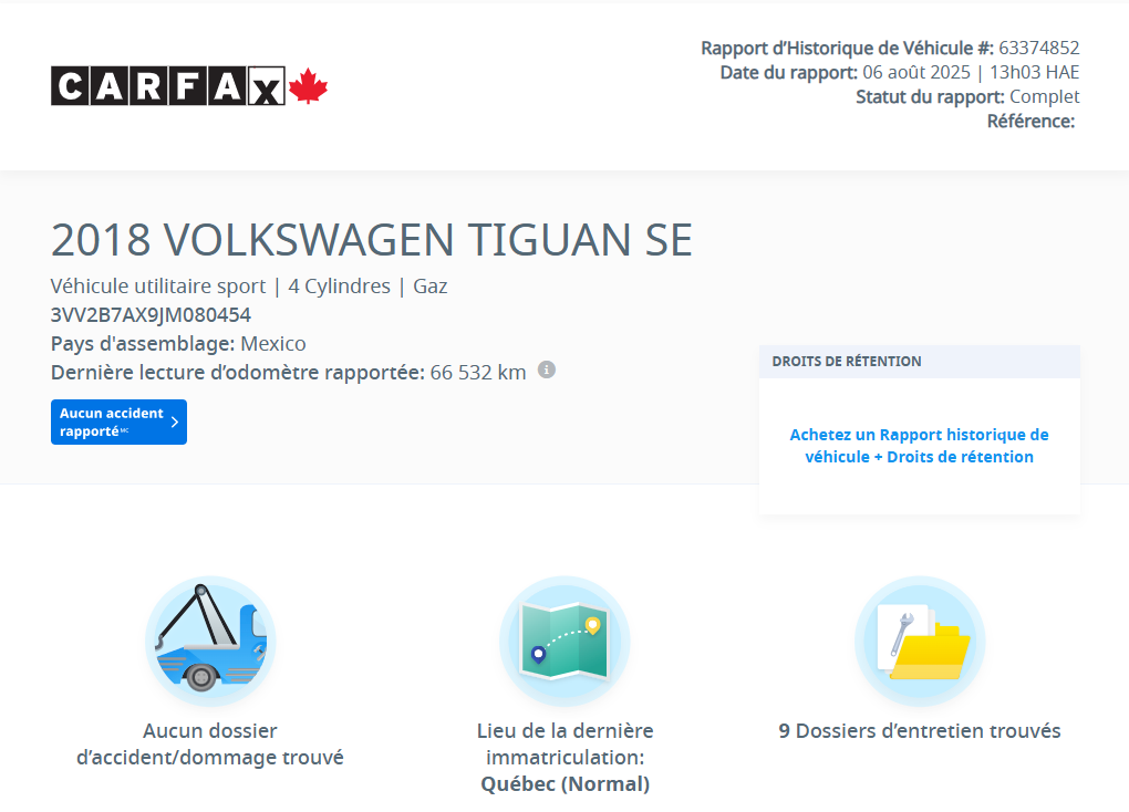 Volkswagen Tiguan Comfortline AWD | TOIT PANO | CUIR | NAV | CARPLAY 2018 à Laval, Québec - 2 - w1024h768px