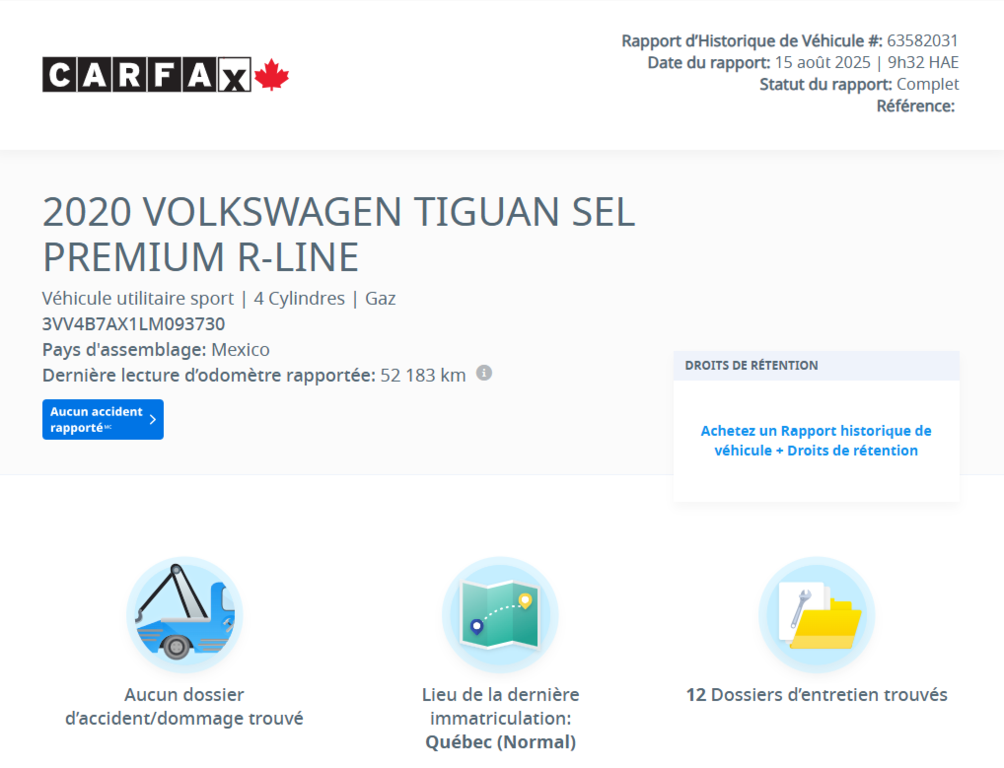 Volkswagen Tiguan Highline R-LINE | TOIT PANO | CUIR 2 TONS | NAV ++ 2020 à Laval, Québec - 2 - w1024h768px