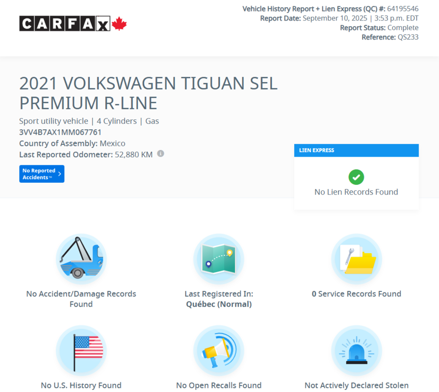 2021 Volkswagen Tiguan Highline R-LINE | 7 PASSAGERS | PANO | NAV | CUIR in Laval, Quebec - 3 - w1024h768px