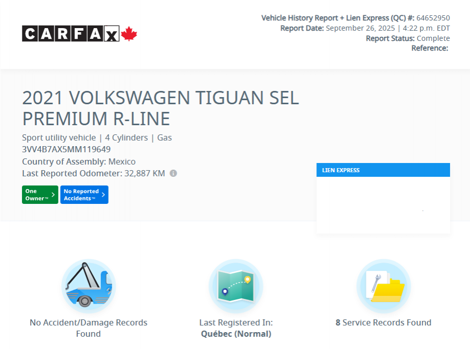 2021 Volkswagen Tiguan Highline R-line DEMARREUR | TOIT PANO | NAV +++ in Laval, Quebec - 2 - w1024h768px