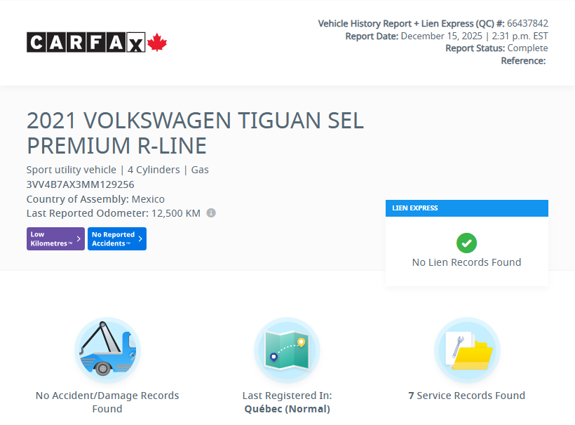 Volkswagen Tiguan Highline BAS KM | DEMARREUR | PANO | NAV | CUIR 2021 à Laval, Québec - 2 - w1024h768px