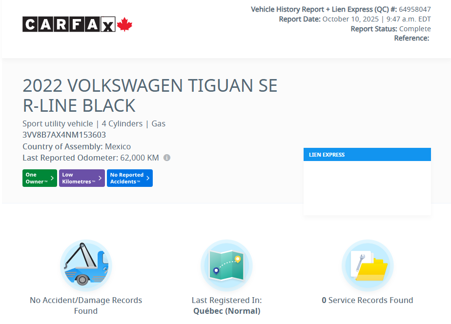 Volkswagen Tiguan Comfortline R-LINE | BLACK PACK | TOIT PANO | CUIR 2022 à Laval, Québec - 2 - w1024h768px