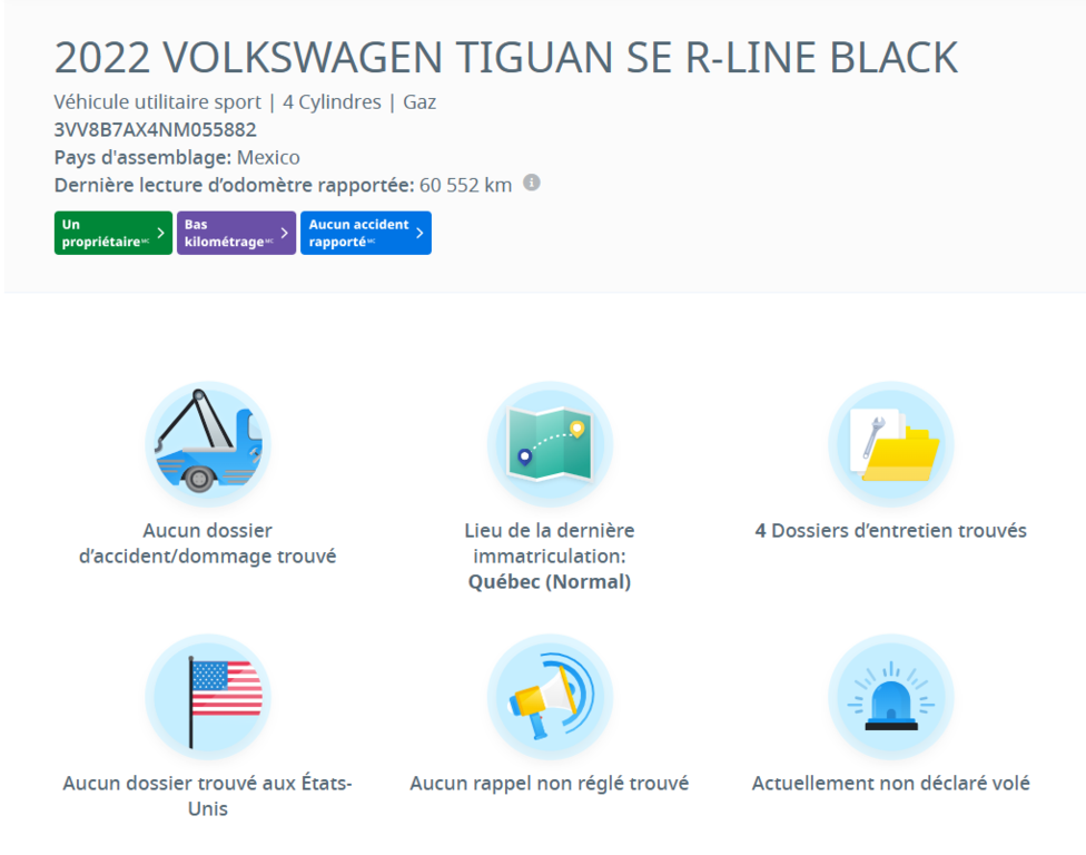 Volkswagen Tiguan Comfortline R-Line Black Edition DÉMARREUR | PANO 2022 à Laval, Québec - 2 - w1024h768px