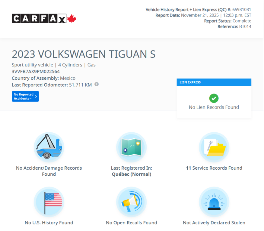 2023 Volkswagen Tiguan Trendline 4MOTION | CARPLAY | CAMÉRA | BLUETOOTH in Laval, Quebec - 2 - w1024h768px