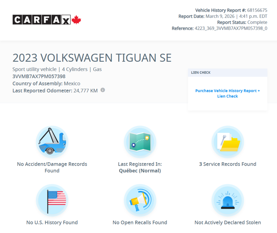 2023 Volkswagen Tiguan Comfortline TOIT PANO | CUIR | CARPLAY | AWD | +++ in Laval, Quebec - 2 - w1024h768px