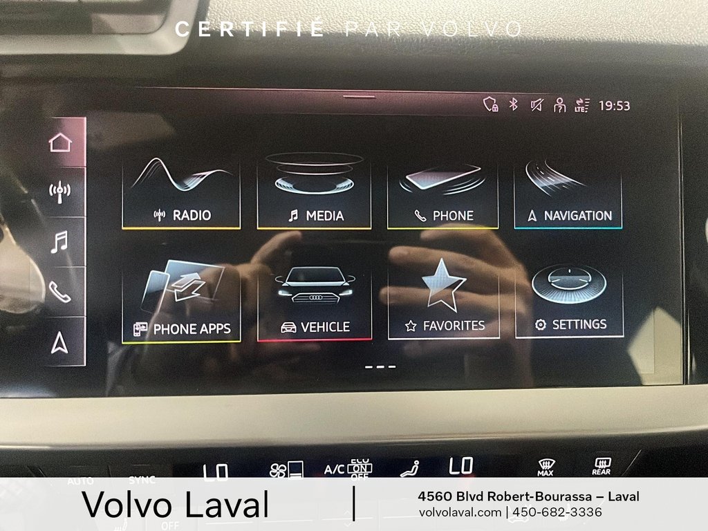 Audi A3 Sedan Komfort 2022 à Laval, Québec - 15 - w1024h768px