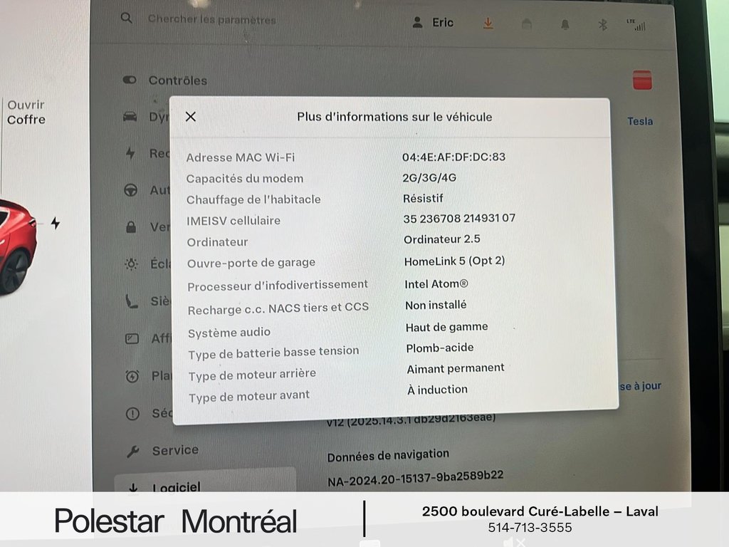 2018 Tesla MODEL 3 Long Range Battery in Laval, Quebec - 13 - w1024h768px