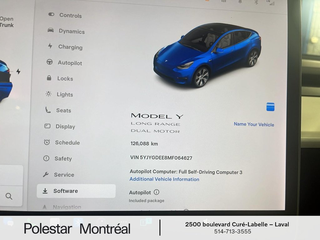 2021 Tesla Model Y Long Range in Laval, Quebec - 14 - w1024h768px