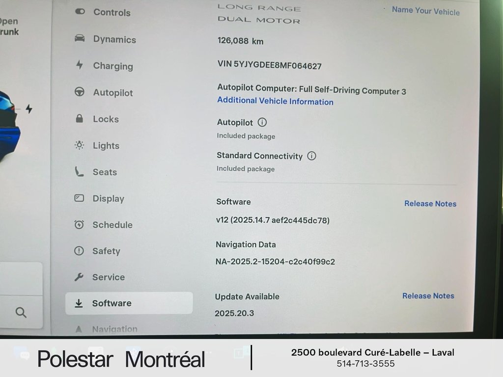 2021 Tesla Model Y Long Range in Laval, Quebec - 15 - w1024h768px