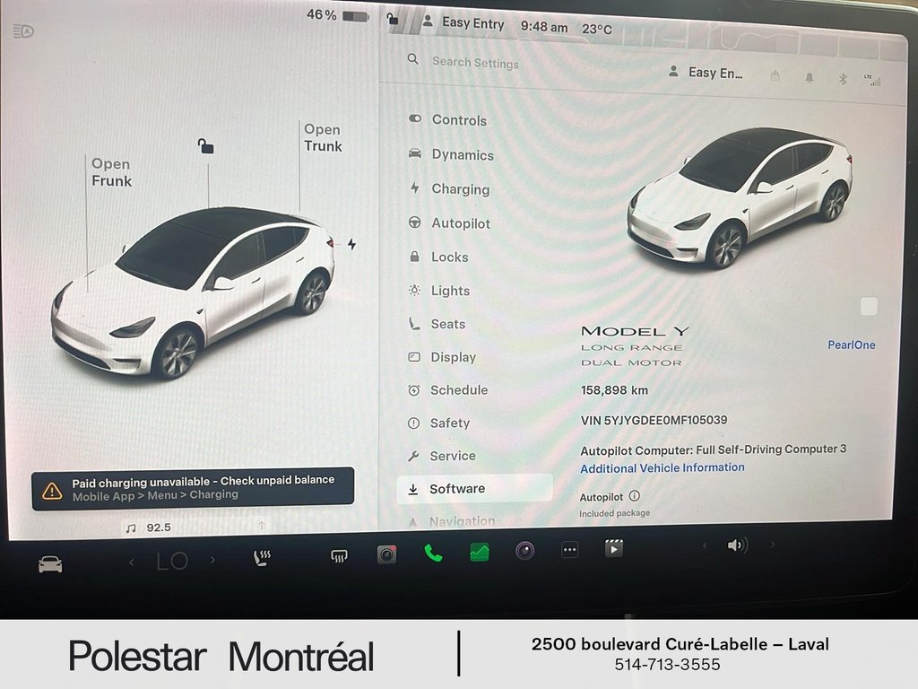 2021 Tesla Model Y Long Range in Laval, Quebec - 13 - w1024h768px