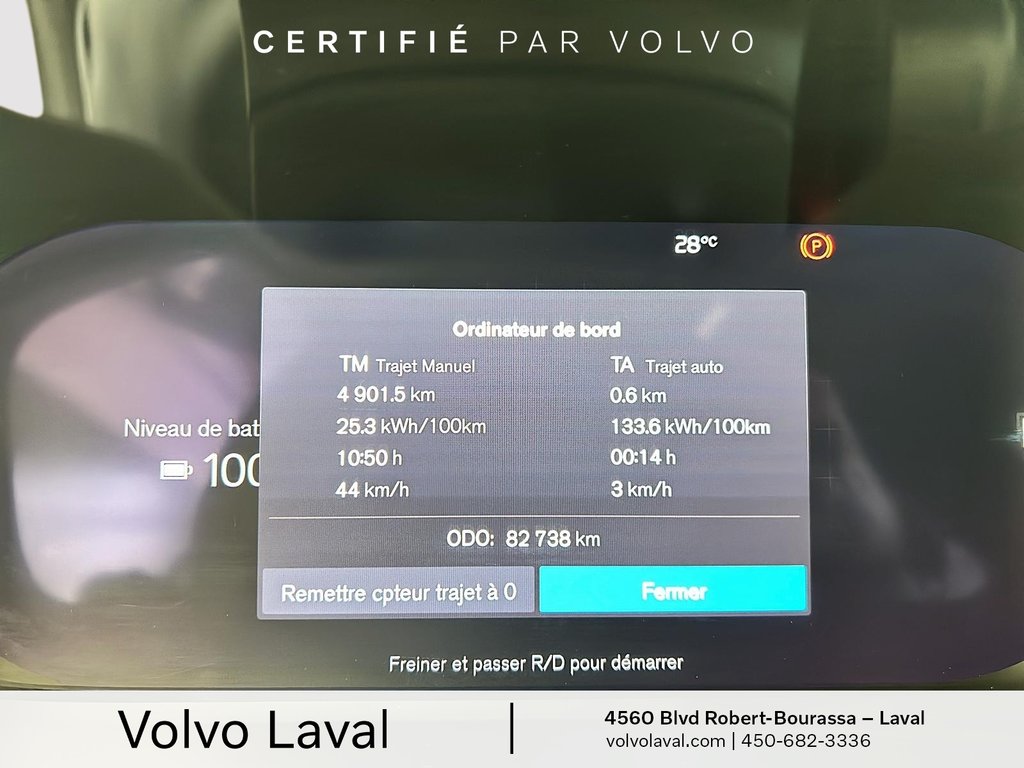 Volvo C40 Recharge Pure Electric Ultimate 2022 à Laval, Québec - 11 - w1024h768px