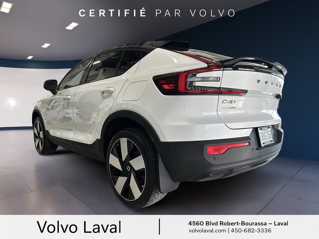 Volvo C40 Recharge Pure Electric Ultimate 2022 à Laval, Québec - 6 - w1024h768px