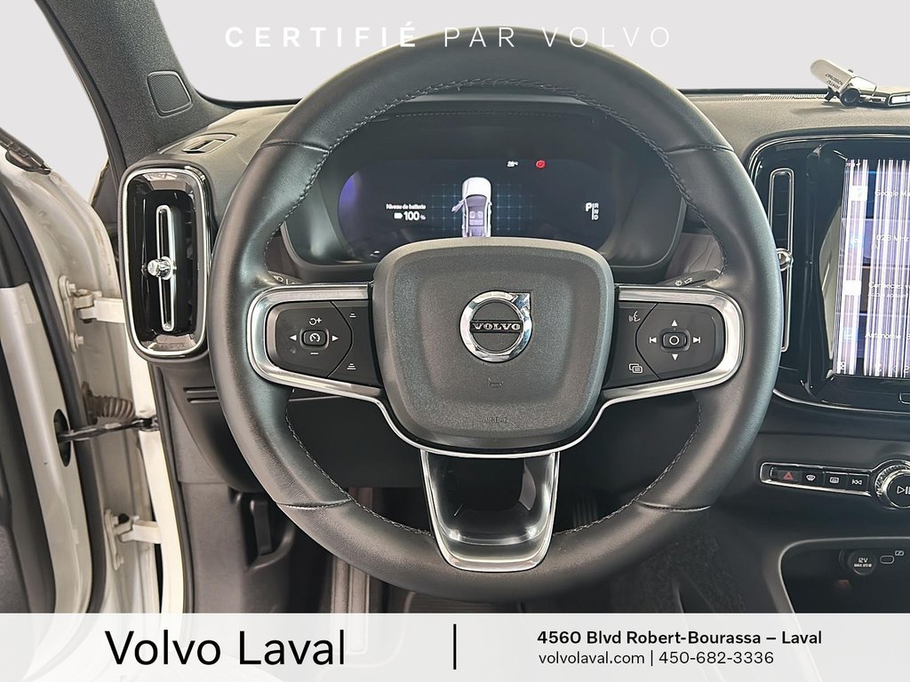 Volvo C40 Recharge Pure Electric Ultimate 2022 à Laval, Québec - 10 - w1024h768px