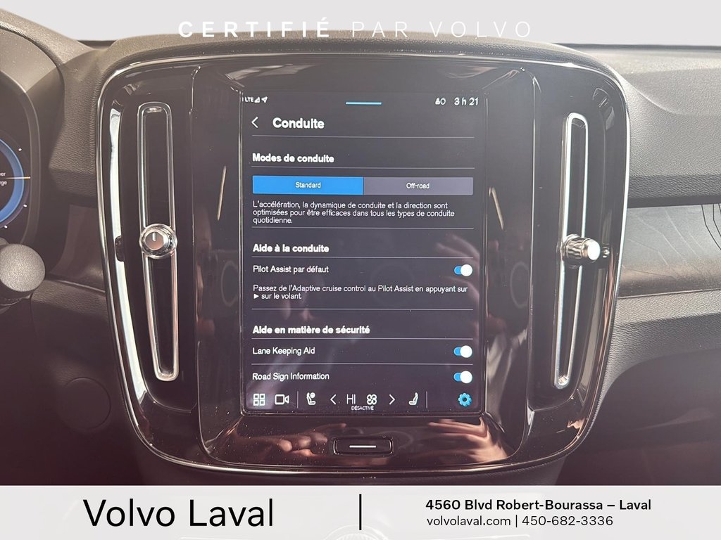 Volvo C40 Recharge Pure Electric Ultimate 2022 à Brossard, Québec - 12 - w1024h768px
