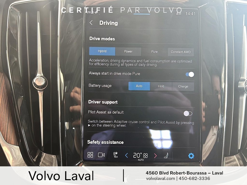 Volvo S60 Recharge Plus Dark Theme 2024 à Laval, Québec - 16 - w1024h768px
