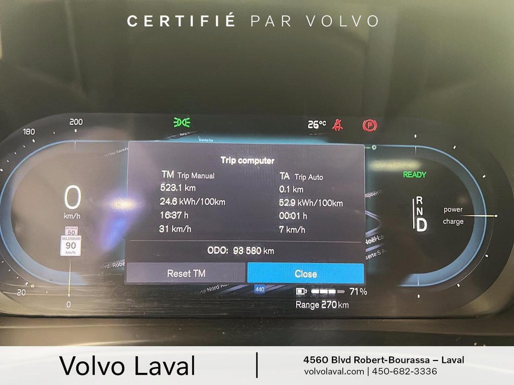 Volvo XC40 Recharge Pure Electric Plus 2022 à Laval, Québec - 12 - w1024h768px