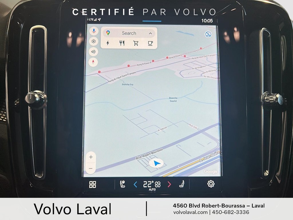 2022 Volvo XC40 Recharge Pure Electric Plus in Laval, Quebec - 13 - w1024h768px