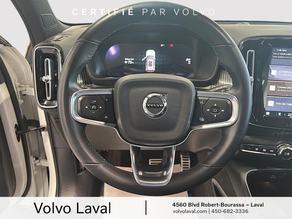 2022 Volvo XC40 Recharge Pure Electric Plus in Laval, Quebec - 11 - w1024h768px