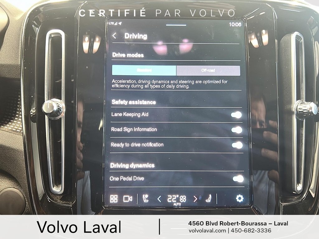 2022 Volvo XC40 Recharge Pure Electric Plus in Laval, Quebec - 15 - w1024h768px